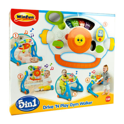 Winfun 5 In 1 Driver Play Gym Walker Interactive Toy