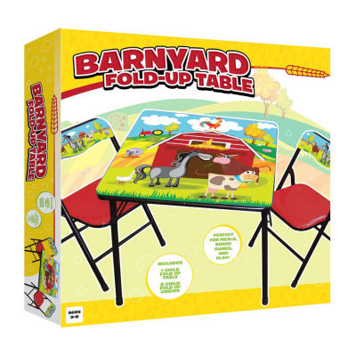 Gener8 Gener8 Barnyard Table & Chairs 3-pc. Table & Chair Set