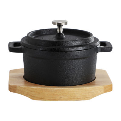 MegaChef Cast Iron 8-oz. Mini Dutch Oven