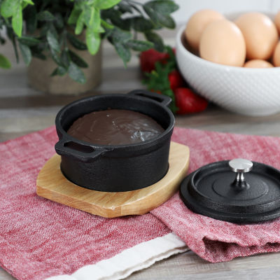 MegaChef Cast Iron 8-oz. Mini Dutch Oven
