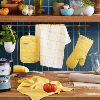 KitchenAid Terry Cloth 4-pc. Oven Mitts & Pot Holder Set