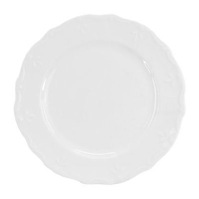 Elama Henryi 8.75 Inch 6-pc. Porcelain Salad Plate