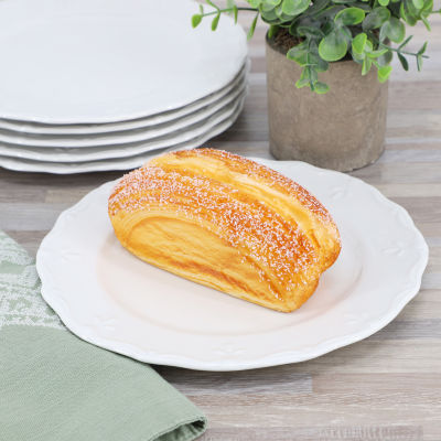 Elama Henryi 8.75 Inch 6-pc. Porcelain Salad Plate