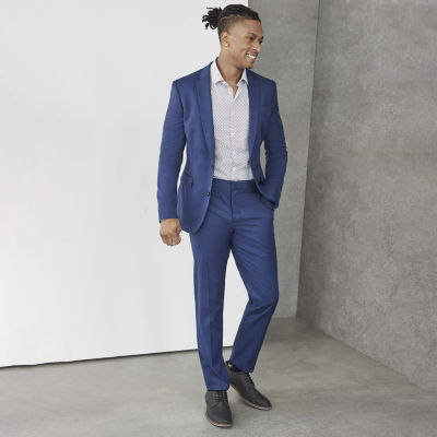 J. Ferrar Ultra Comfort Mens Super Slim Fit Suit Separates
