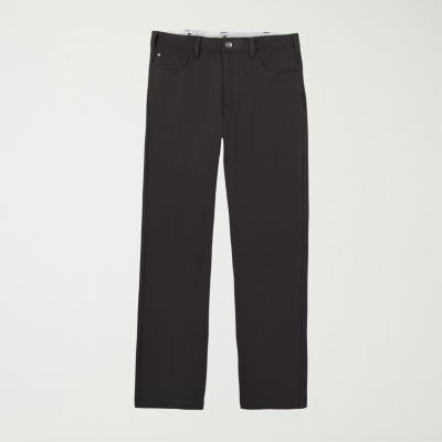 IZOD Swingflex 5 Pocket Dobby Mens Classic Fit Flat Front Pant