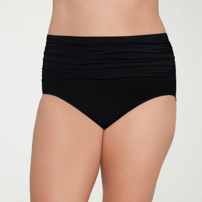 Liz Claiborne Plus Brief Bikini Swimsuit Bottom