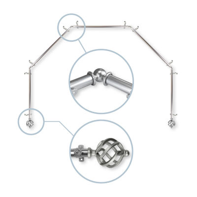 Rod Desyne Twist 5 Sided Bay Window Rod