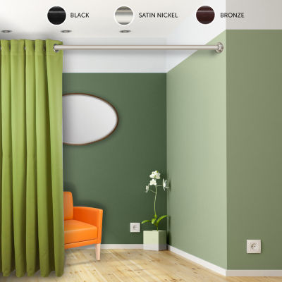 Rod Desyne Room Divider 1 IN Adjustable Curtain Rod