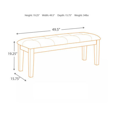 Signature Design by Ashley® Towson Upholstered Dining Bench