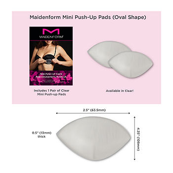 Maidenform Women's Bra Strap pad-Silicone, Clear, One Size