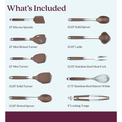 Anolon 10-pc. Kitchen Utensil Set