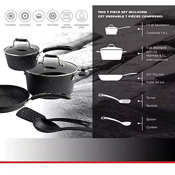 STARFRIT The Rock by Starfrit 7-pc. Cookware Set