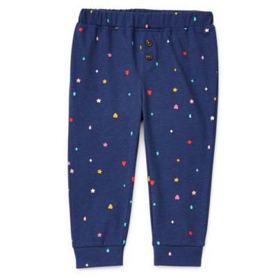 Okie Dokie Baby Girls Cuffed Pull-On Pants