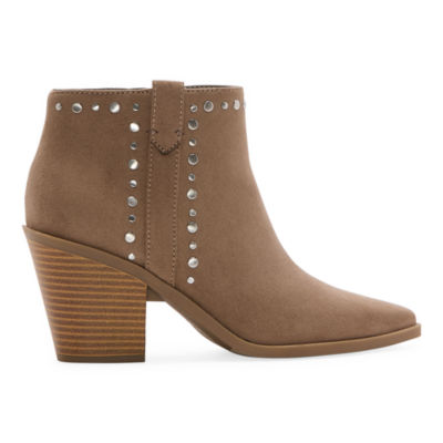 a.n.a Womens Darlin Stacked Heel Booties