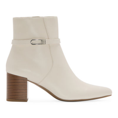 Liz Claiborne Womens Tudor Stacked Heel Booties