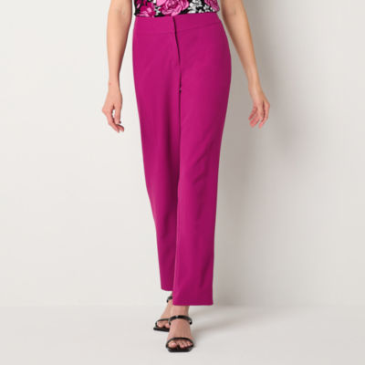 Black Label by Evan-Picone Womens Straight Fit Suit Pants