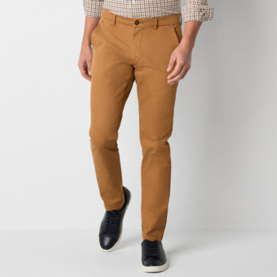 St. John's Bay Stretch Chino Mens Slim Fit Flat Front Pant