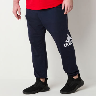 adidas Mens Mid Rise Big and Tall Jogger Pant