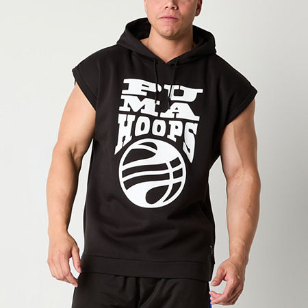 PUMA Big and Tall Mens Sleeveless Naruto Hoodie, 4x-large, Black