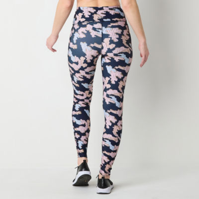 Reebok Womens Mid Rise Full Length Leggings