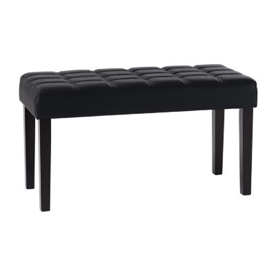 Corliving California 24 Panel Tufted Bench