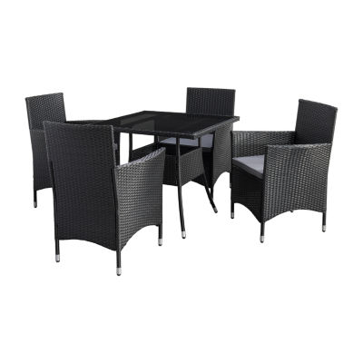 Parksville Patio Collection -Piece Dining Set With Arm Chairs