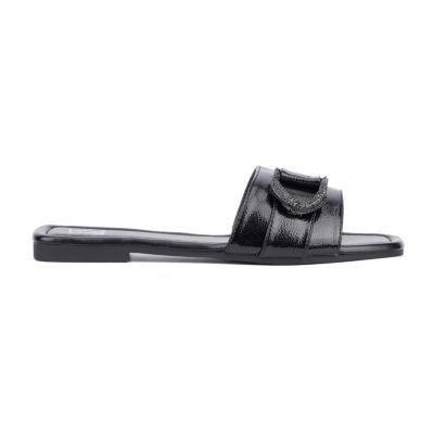 New York & Company Womens Nadira Flat Sandals