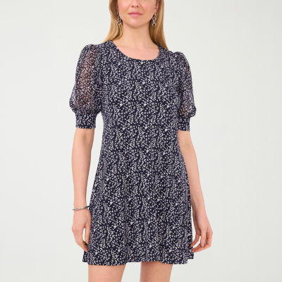 MSK Womens Short Sleeve Shift Dress