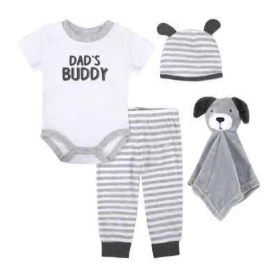 Baby Essentials Dad Dog Boys 4-pc. Pant Set