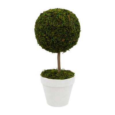 Northlight "16"" Moss Ball Potted Tree" Artificial Plant