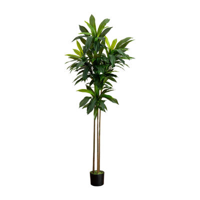 Nearly Natural 7' Dracaena With Real Touch Leaves Artificial Plant