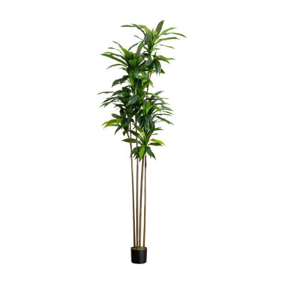 Nearly Natural 8' Dracaena With Real Touch Leaves Artificial Plant