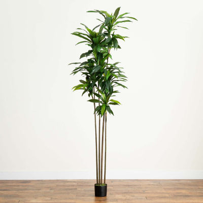 Nearly Natural 8' Dracaena With Real Touch Leaves Artificial Plant