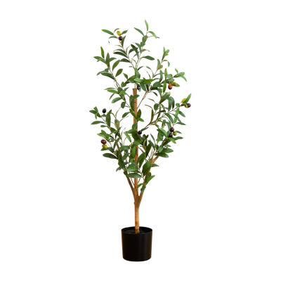 Nearly Natural 3' Olive With Natural Trunk Artificial Plant