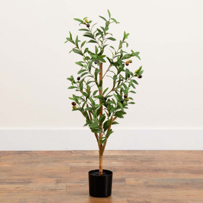 Nearly Natural 3' Olive With Natural Trunk Artificial Plant