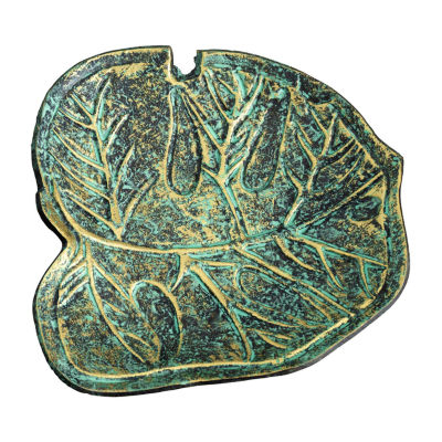 Nearly Natural 10" Leaf Shaped Decorative Tray