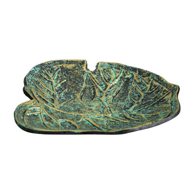 Nearly Natural 10" Leaf Shaped Decorative Tray