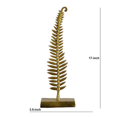 Nearly Natural 17" Gold Leaf Figurine