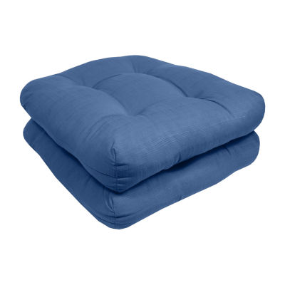 Sweet Home Collection™ Patio Cushions Indoor/Outdoor Reversible Chair Pads Tufted 19" x