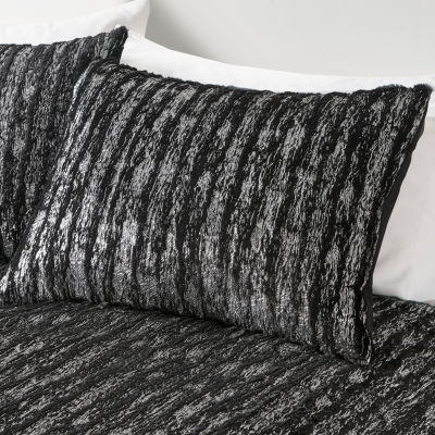 Intelligent Design Alaia Faux Fur Duvet Cover Set