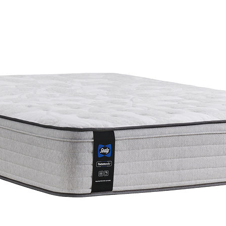 Sealy Diggens Firm Euro Top - Mattress Only, Twin, Gray