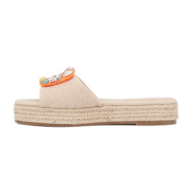 New York & Company Womens Tao Espadrille Flat Sandals