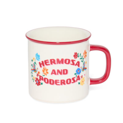 Hope & Wonder Hispanic Heritage Month 'Hermosa and Poderosa' Floral Coffee Mug