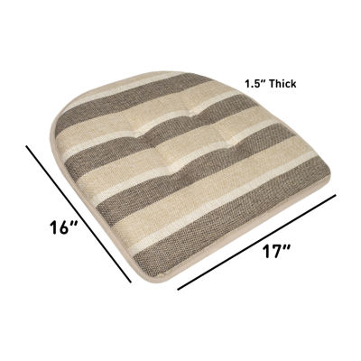Sweet Home Collection Bradford Stripe Dining Cushion