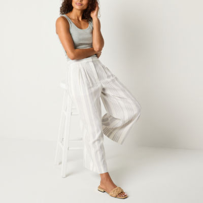 Worthington Mid Rise Tall Cropped Pants