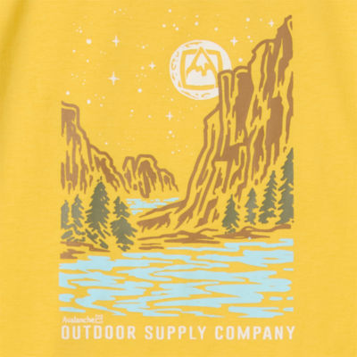 Avalanche Big Boys Crew Neck Short Sleeve Graphic T-Shirt