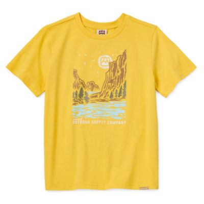 Avalanche Big Kid Boys Crew Neck Short Sleeve Classic Fit Graphic T-Shirt