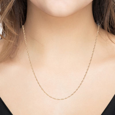 18 Inch 14K Gold Filled Solid Rope Chain Necklace