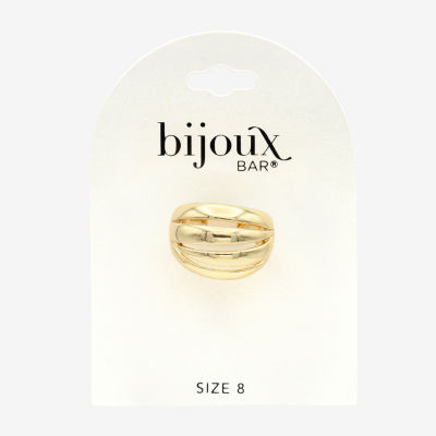 Bijoux Bar Gold Tone 4MM Band