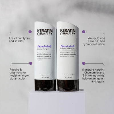 Keratin Complex Blondeshell Debrass Shampoo 13.5 oz.